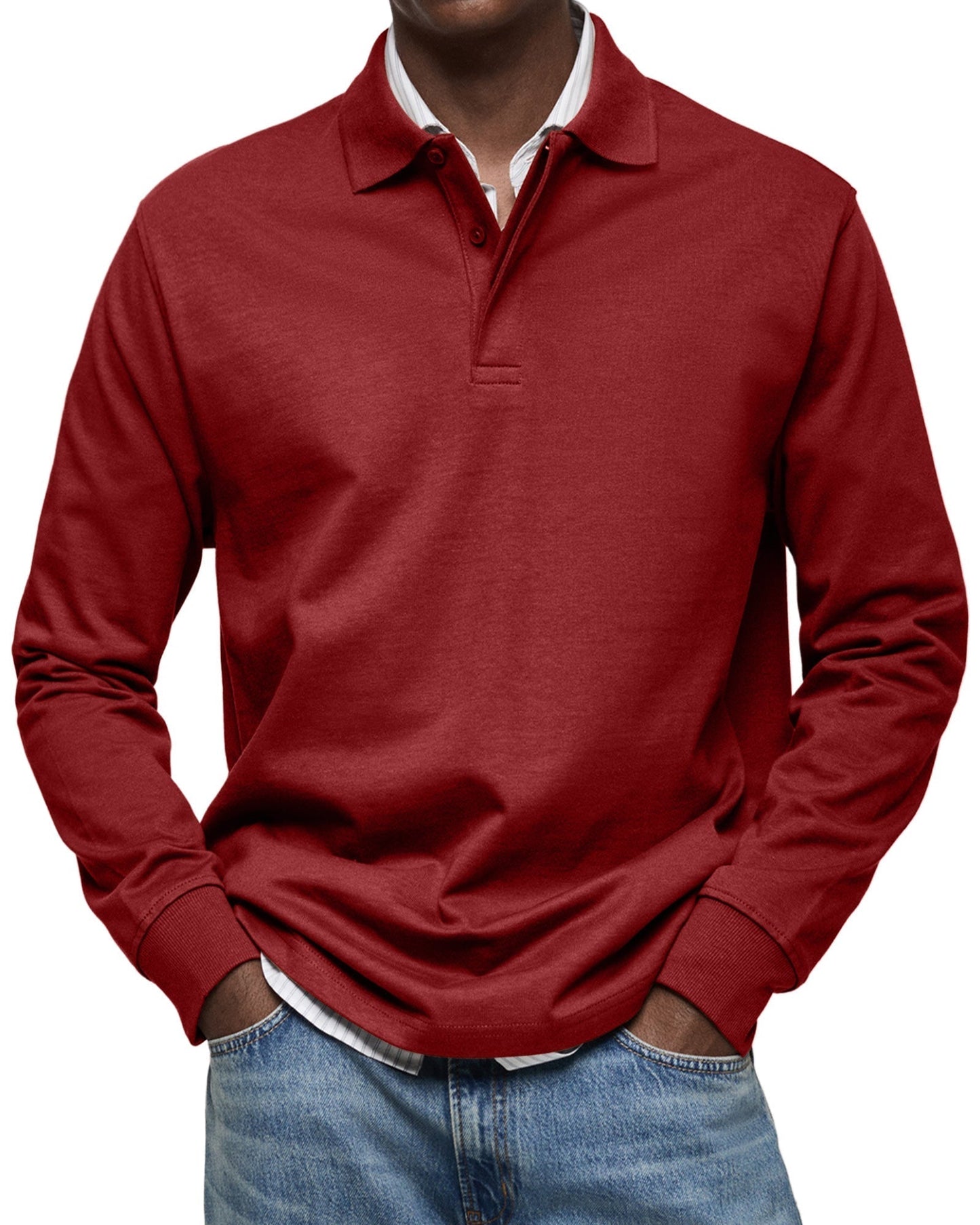 Langord | Luxury Long-sleeved Polo Shirt