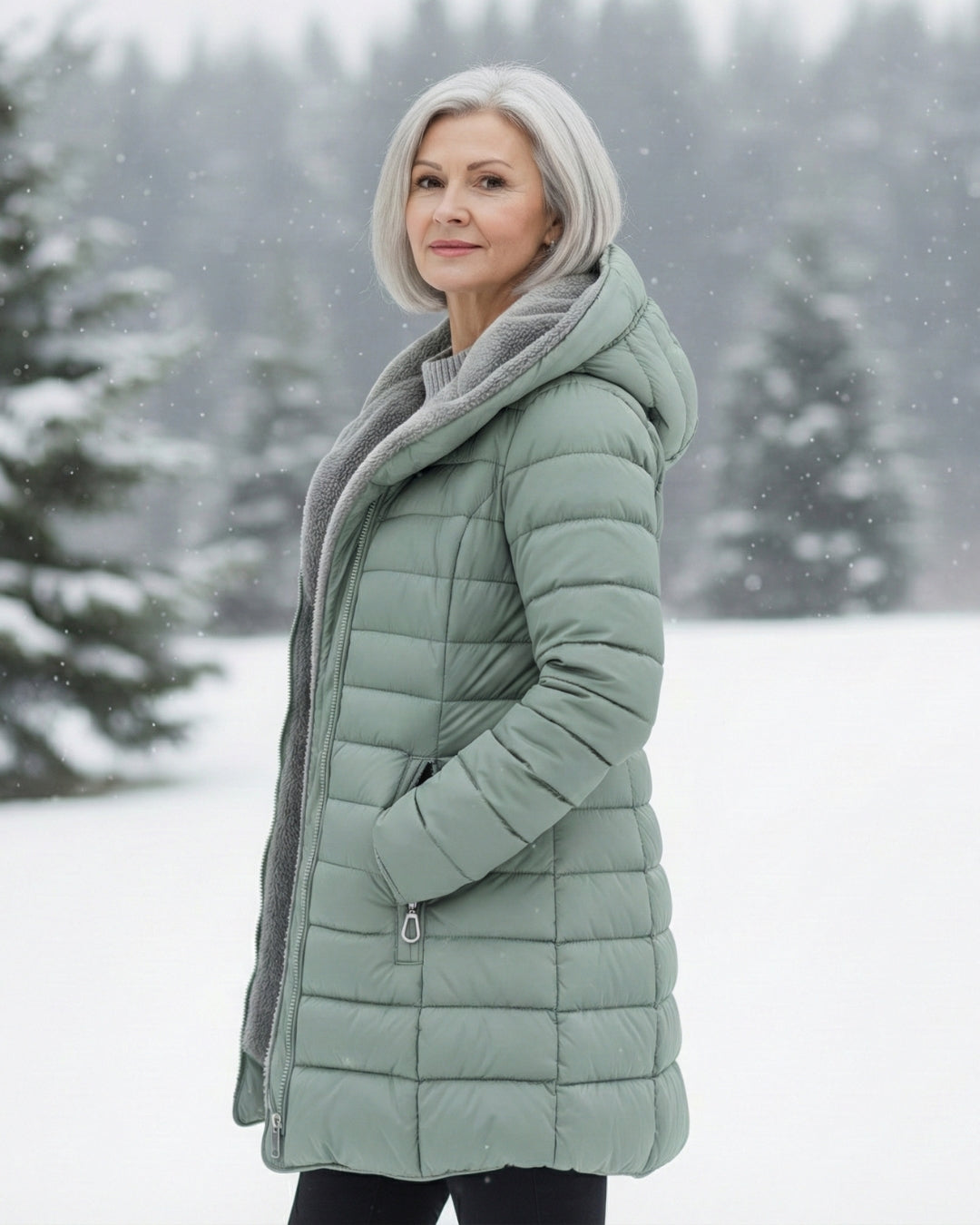 Nora | Double-Layer Fleece Padded Jacket