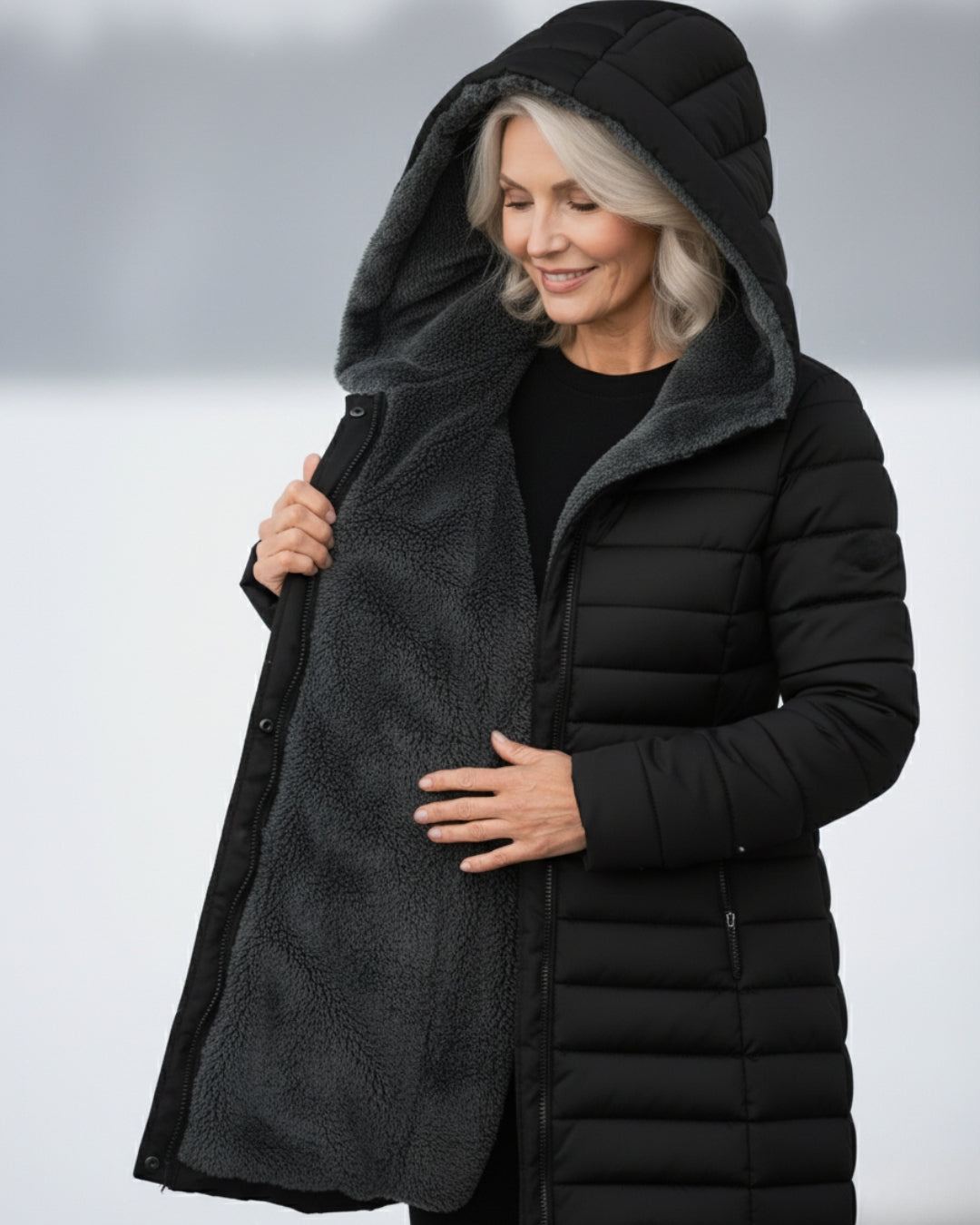 Nora | Double-Layer Fleece Padded Jacket