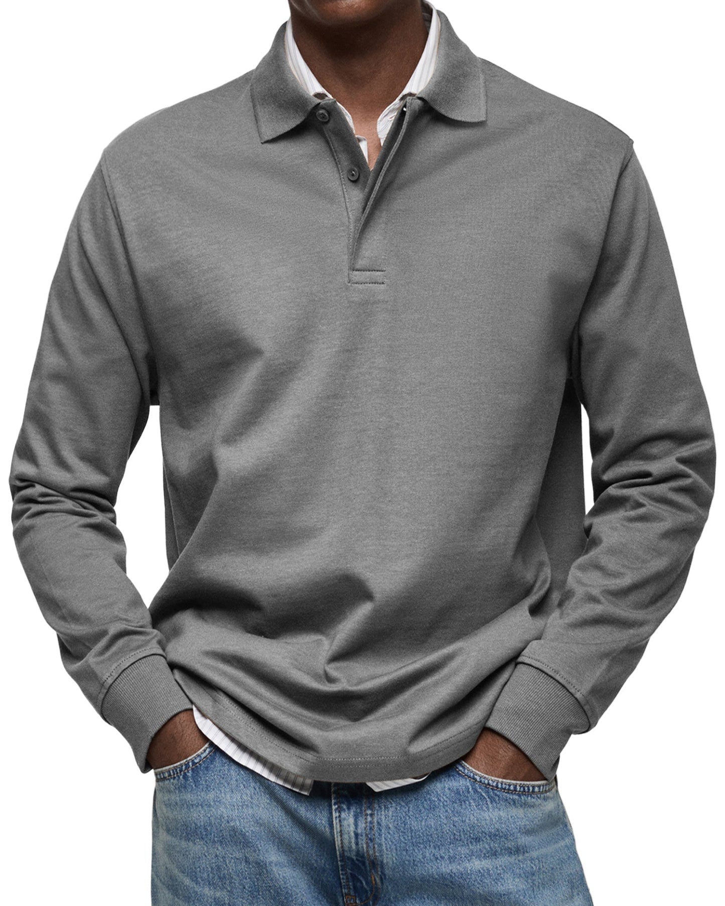 Langord | Luxury Long-sleeved Polo Shirt