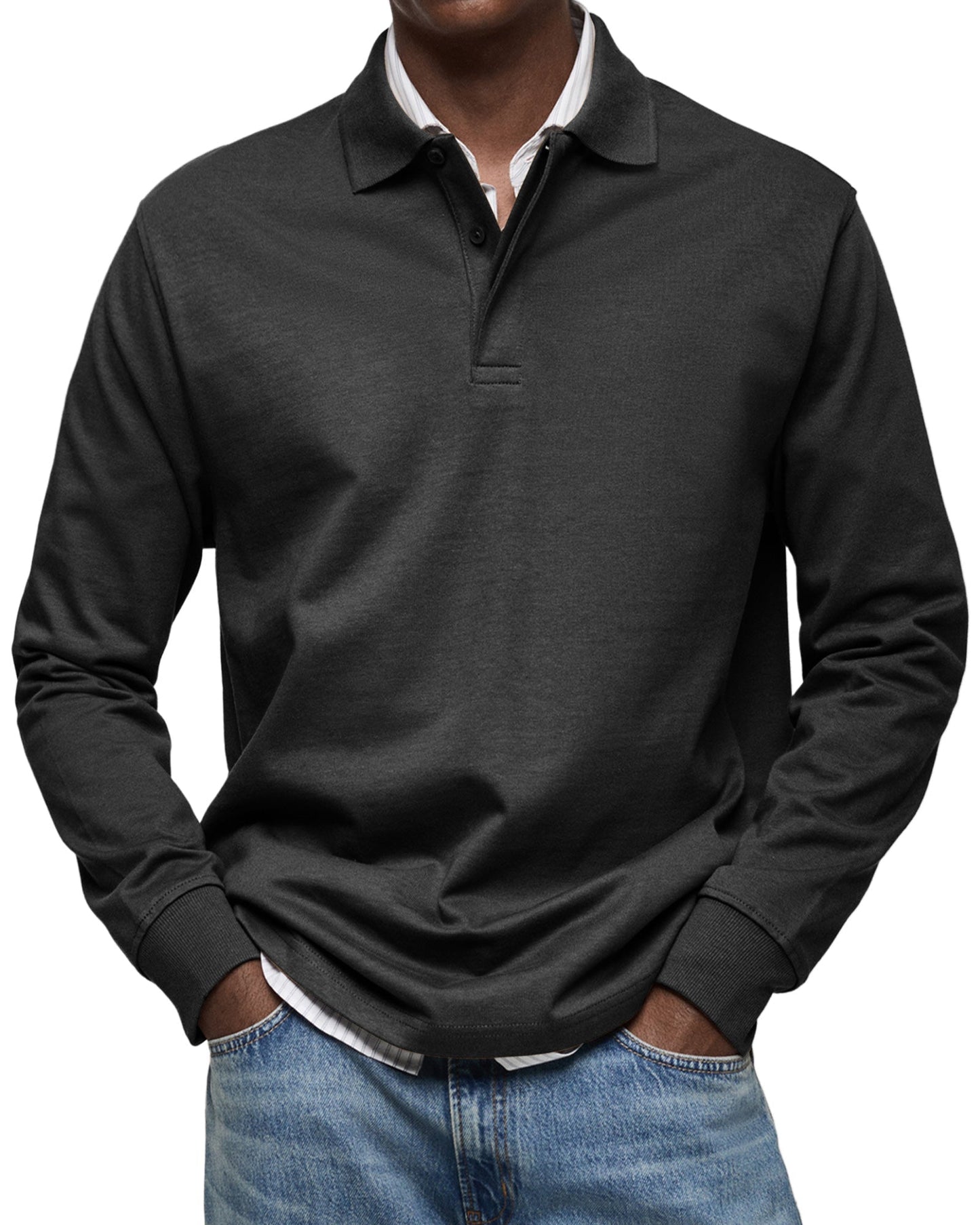 Langord | Luxury Long-sleeved Polo Shirt