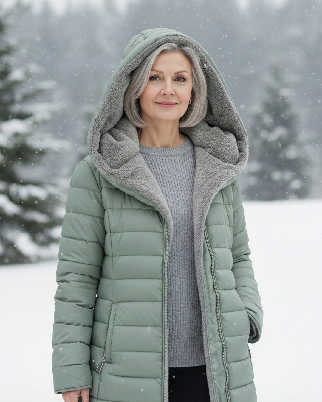 Nora | Double-Layer Fleece Padded Jacket