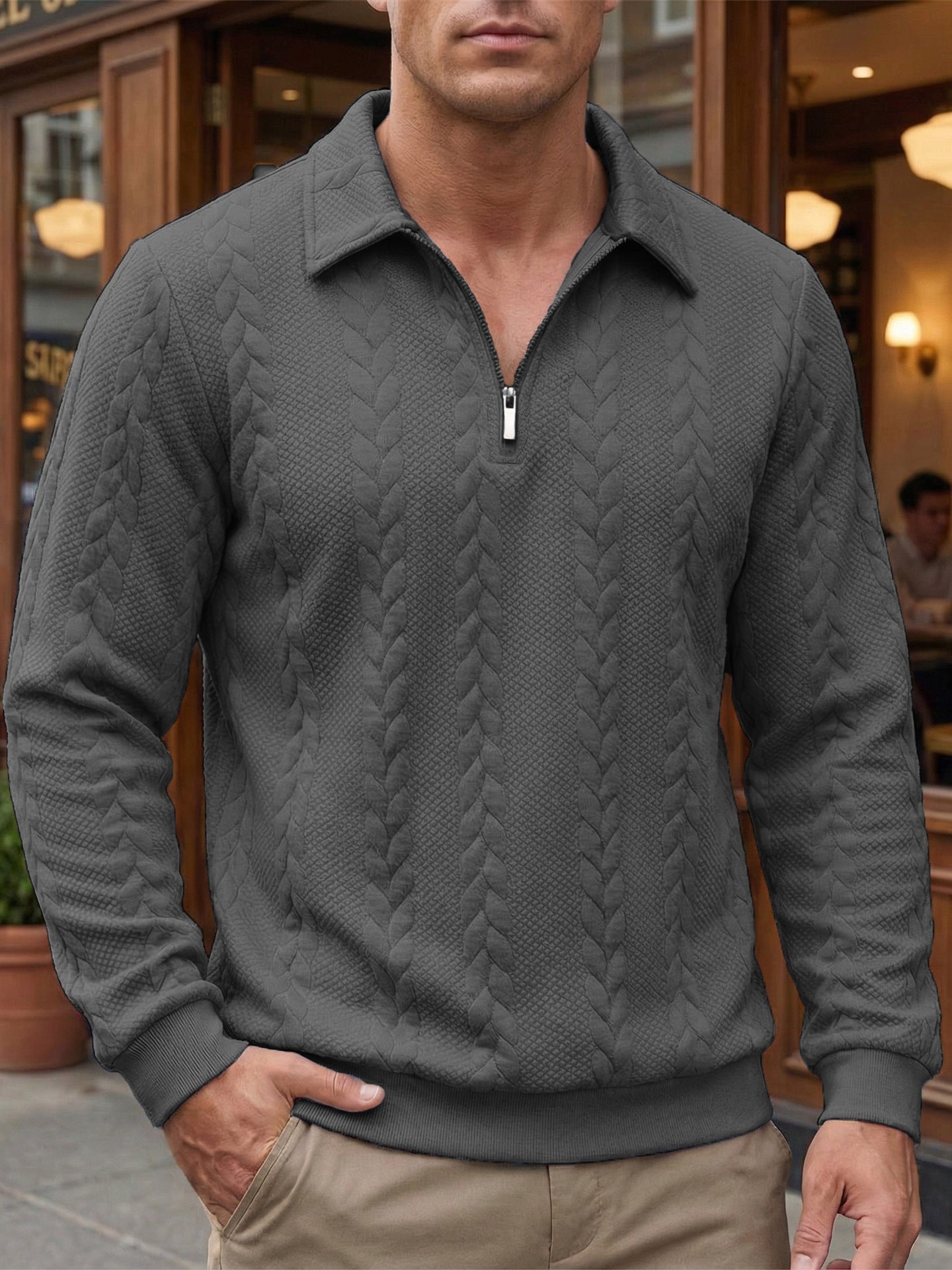 Ravello – Quarter Zip Polo