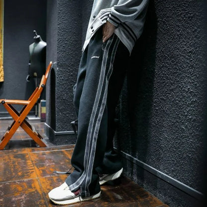 Massimo | Wide-Leg Stripe Pants