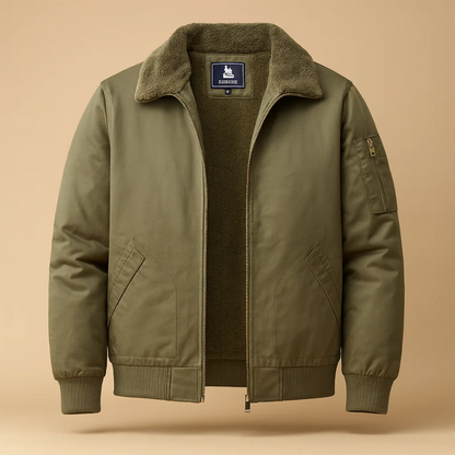 Enrico Bruni Fleece Bomber Jacket